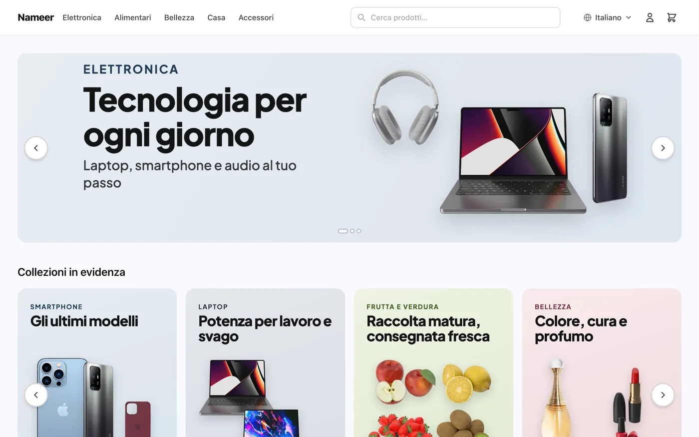 Un negozio che vende dal primo giorno